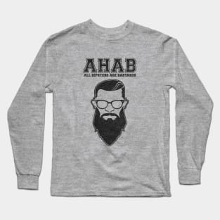 ALL HIPSTERS ARE BASTARDS - Funny (A.C.A.B) Parody Long Sleeve T-Shirt